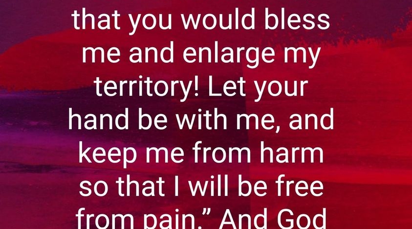 prayer of Jabez