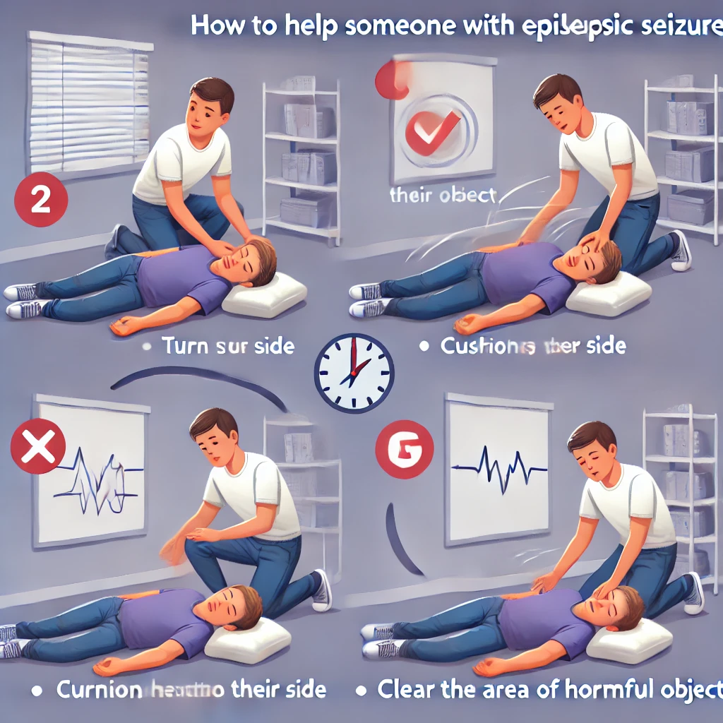 how to help someone with epileptic seizures