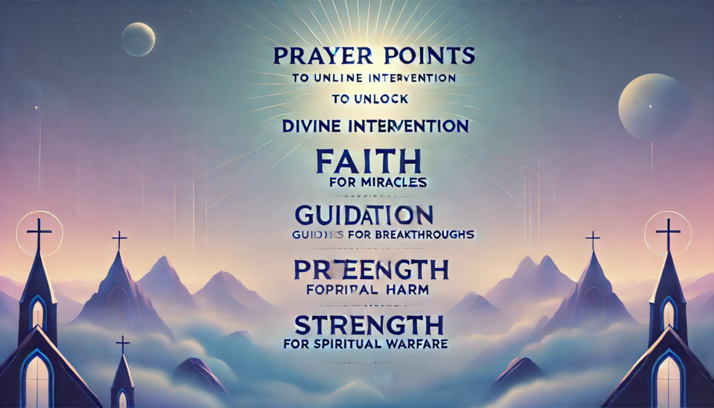 40 powerful prayer points